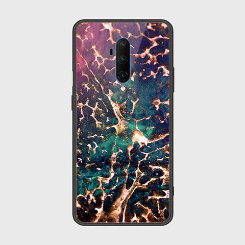 OnePlus 7T Pro Cover - Colorful Marble Series - HQ Ultra Shine Premium Infinity Glass Soft Silicon Borders Case