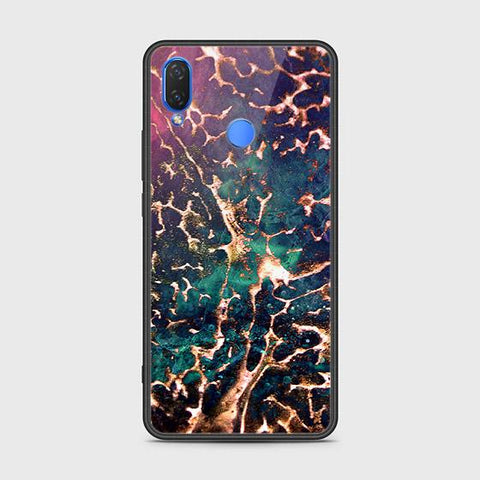 Huawei Y7 Pro 2019 Cover - Colorful Marble Series - HQ Ultra Shine Premium Infinity Glass Soft Silicon Borders Case