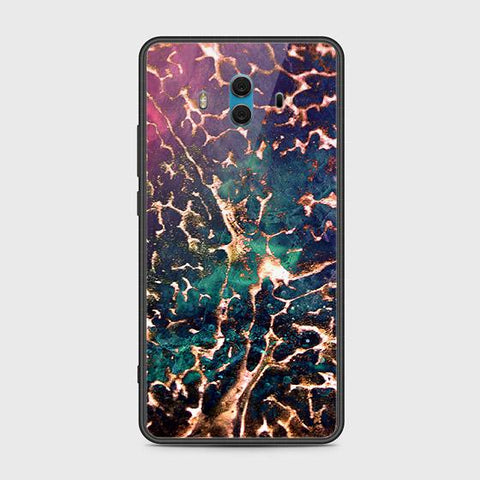 Huawei Mate 10 Cover - Colorful Marble Series - HQ Ultra Shine Premium Infinity Glass Soft Silicon Borders Case