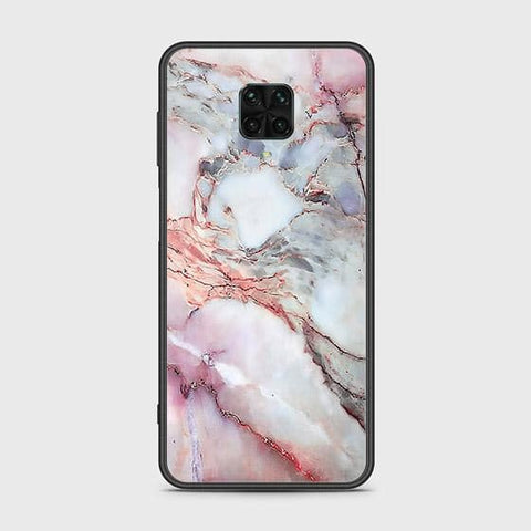 Xiaomi Poco M2 Pro Cover - Colorful Marble Series - HQ Ultra Shine Premium Infinity Glass Soft Silicon Borders Case