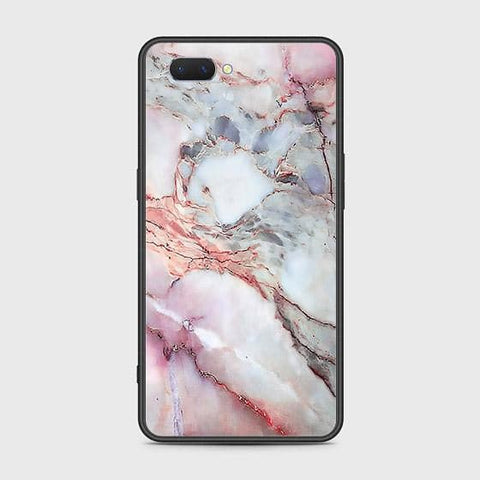 Realme C1 Cover - Colorful Marble Series - HQ Ultra Shine Premium Infinity Glass Soft Silicon Borders Case