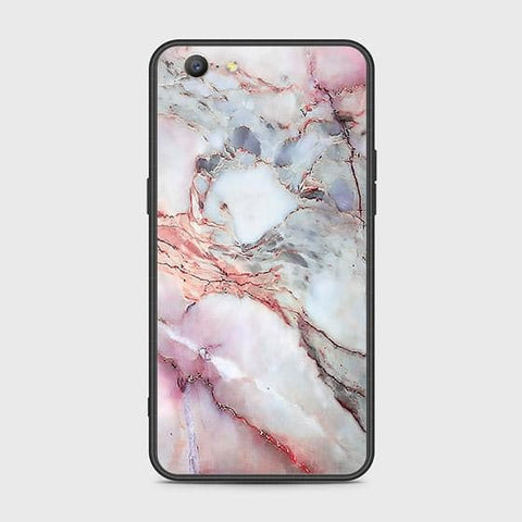 Oppo A39 Cover - Colorful Marble Series - HQ Ultra Shine Premium Infinity Glass Soft Silicon Borders Case