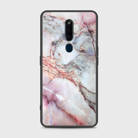 Oppo F11 Pro Cover - Colorful Marble Series - HQ Ultra Shine Premium Infinity Glass Soft Silicon Borders Case