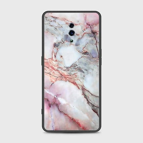 Oppo Reno Cover - Colorful Marble Series - HQ Ultra Shine Premium Infinity Glass Soft Silicon Borders Case