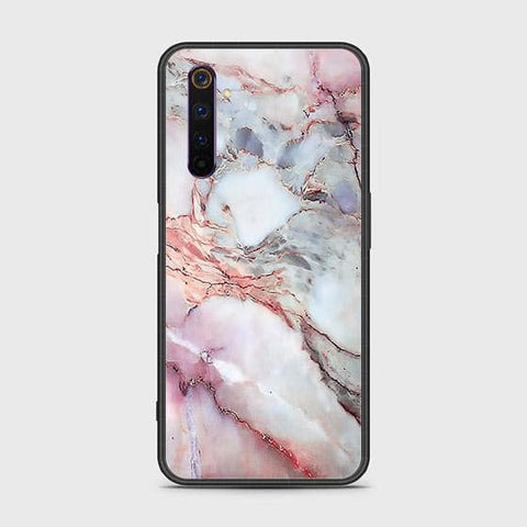 Realme 6 Pro Cover - Colorful Marble Series - HQ Ultra Shine Premium Infinity Glass Soft Silicon Borders Case