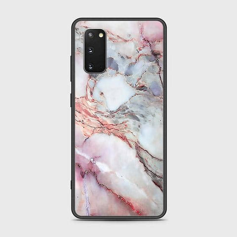 Samsung Galaxy S20 Plus Cover - Colorful Marble Series - HQ Ultra Shine Premium Infinity Glass Soft Silicon Borders Case