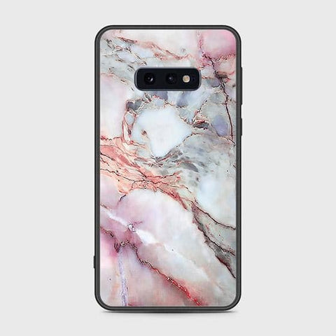 Samsung Galaxy S10e Cover - Colorful Marble Series - HQ Ultra Shine Premium Infinity Glass Soft Silicon Borders Case