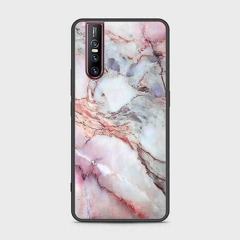 Vivo V15 Pro Cover - Colorful Marble Series - HQ Ultra Shine Premium Infinity Glass Soft Silicon Borders Case