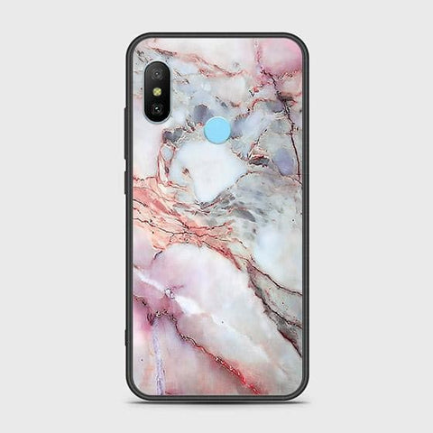 Xiaomi Redmi Note 6 Pro Cover - Colorful Marble Series - HQ Ultra Shine Premium Infinity Glass Soft Silicon Borders Case