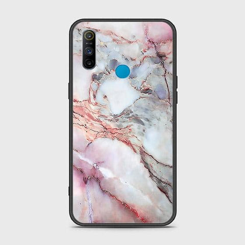 Realme C3 Cover - Colorful Marble Series - HQ Ultra Shine Premium Infinity Glass Soft Silicon Borders Case