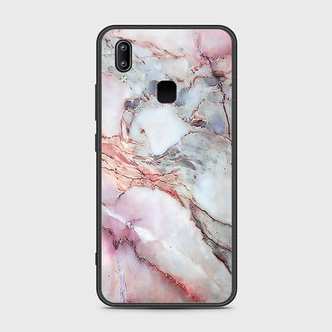 Vivo Y91 Cover - Colorful Marble Series - HQ Ultra Shine Premium Infinity Glass Soft Silicon Borders Case