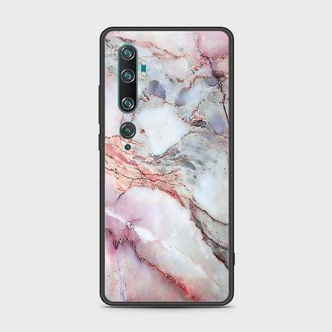 Xiaomi Mi Note 10 Cover - Colorful Marble Series - HQ Ultra Shine Premium Infinity Glass Soft Silicon Borders Case