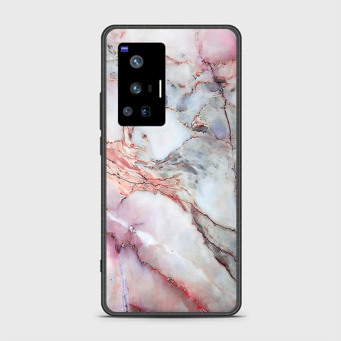 Vivo X70 Pro Cover - Colorful Marble Series - HQ Ultra Shine Premium Infinity Glass Soft Silicon Borders Case