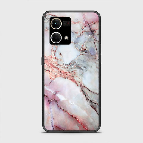 Oppo F21 Pro 4G Cover - Colorful Marble Series - HQ Ultra Shine Premium Infinity Glass Soft Silicon Borders Case