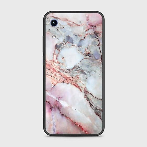 Huawei Honor 8A Cover - Colorful Marble Series - HQ Ultra Shine Premium Infinity Glass Soft Silicon Borders Case