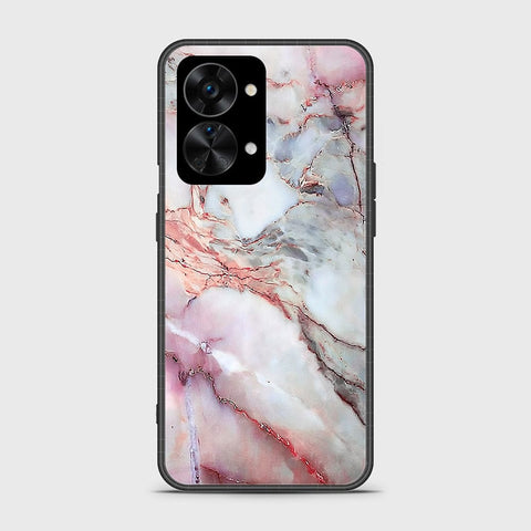 OnePlus Nord 2T Cover - Colorful Marble Series - HQ Ultra Shine Premium Infinity Glass Soft Silicon Borders Case