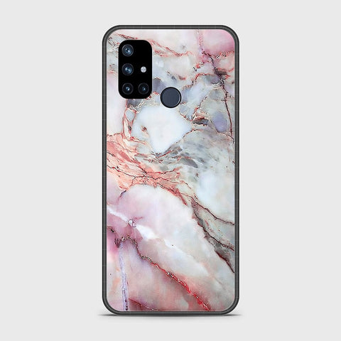 OnePlus Nord N10 5G Cover- Colorful Marble Series - HQ Ultra Shine Premium Infinity Glass Soft Silicon Borders Case