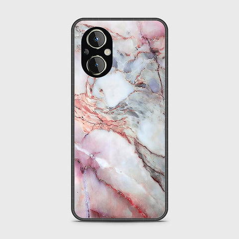 Oppo A96 5G Cover- Colorful Marble Series - HQ Ultra Shine Premium Infinity Glass Soft Silicon Borders Case