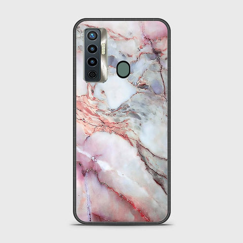 Tecno Camon 17 Cover - Colorful Marble Series - HQ Ultra Shine Premium Infinity Glass Soft Silicon Borders Case