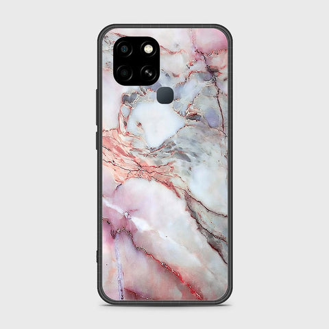 Infinix Smart 6 Cover- Colorful Marble Series - HQ Ultra Shine Premium Infinity Glass Soft Silicon Borders Case