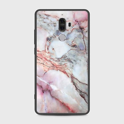Huawei Mate 9 Cover - Colorful Marble Series - HQ Ultra Shine Premium Infinity Glass Soft Silicon Borders Case