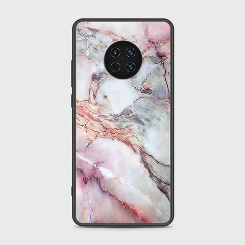 Huawei Mate 30 Cover - Colorful Marble Series - HQ Ultra Shine Premium Infinity Glass Soft Silicon Borders Case