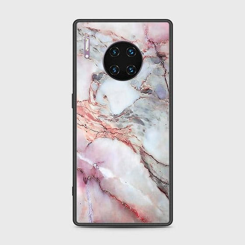 Huawei Mate 30 Pro Cover - Colorful Marble Series - HQ Ultra Shine Premium Infinity Glass Soft Silicon Borders Case