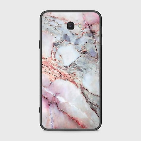 Samsung Galaxy J7 Prime Cover - Colorful Marble Series - HQ Ultra Shine Premium Infinity Glass Soft Silicon Borders Case