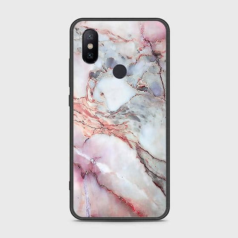 Xiaomi Mi A2 / Mi 6X Cover - Colorful Marble Series - HQ Ultra Shine Premium Infinity Glass Soft Silicon Borders Case