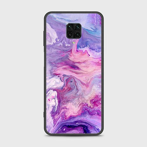 Xiaomi Poco M2 Pro Cover - Colorful Marble Series - HQ Ultra Shine Premium Infinity Glass Soft Silicon Borders Case