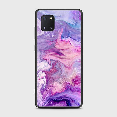 Samsung Galaxy Note 10 Lite Cover - Colorful Marble Series - HQ Ultra Shine Premium Infinity Glass Soft Silicon Borders Case