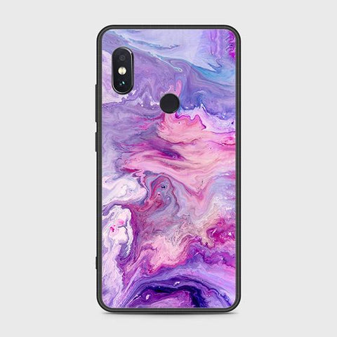 Xiaomi Redmi Note 5 Pro Cover - Colorful Marble Series - HQ Ultra Shine Premium Infinity Glass Soft Silicon Borders Case