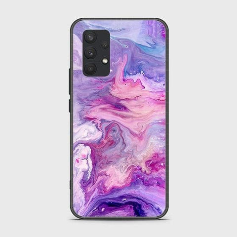 Samsung Galaxy A32 4G Cover - Colorful Marble Series - HQ Ultra Shine Premium Infinity Glass Soft Silicon Borders Case