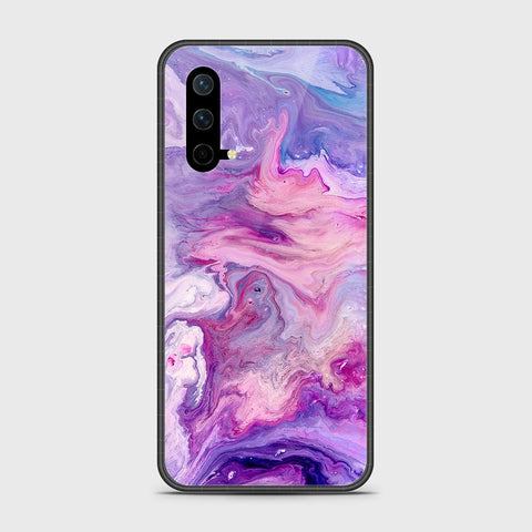 OnePlus Nord CE 5G Cover- Colorful Marble Series - HQ Ultra Shine Premium Infinity Glass Soft Silicon Borders Case