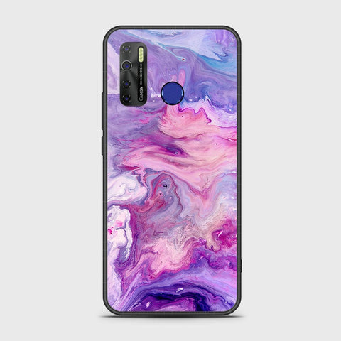 Tecno Spark 5 Pro Cover- Colorful Marble Series - HQ Ultra Shine Premium Infinity Glass Soft Silicon Borders Case