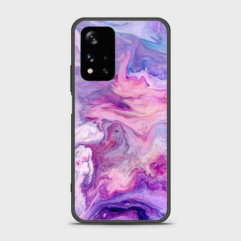 Xiaomi Poco M4 Pro 5G Cover- Colorful Marble Series - HQ Ultra Shine Premium Infinity Glass Soft Silicon Borders Case