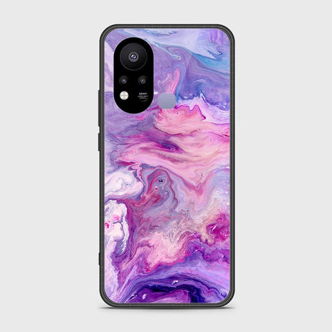 Infinix Hot 11s Cover- Colorful Marble Series - HQ Ultra Shine Premium Infinity Glass Soft Silicon Borders Case