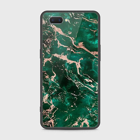 Realme C1 Cover - Colorful Marble Series - HQ Ultra Shine Premium Infinity Glass Soft Silicon Borders Case
