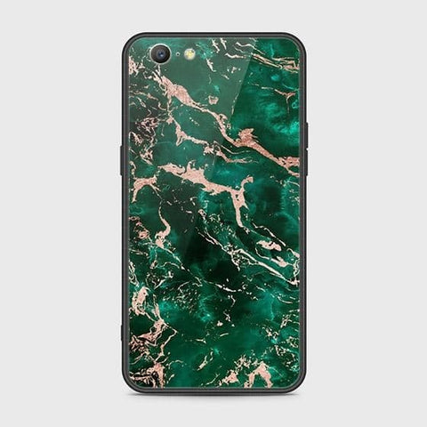 Oppo A39 Cover - Colorful Marble Series - HQ Ultra Shine Premium Infinity Glass Soft Silicon Borders Case