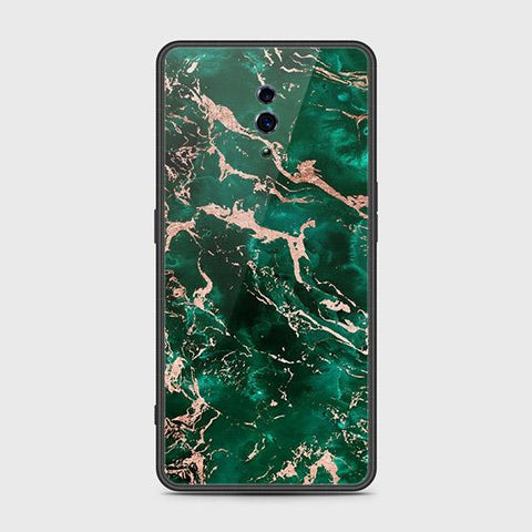 Oppo Reno Cover - Colorful Marble Series - HQ Ultra Shine Premium Infinity Glass Soft Silicon Borders Case