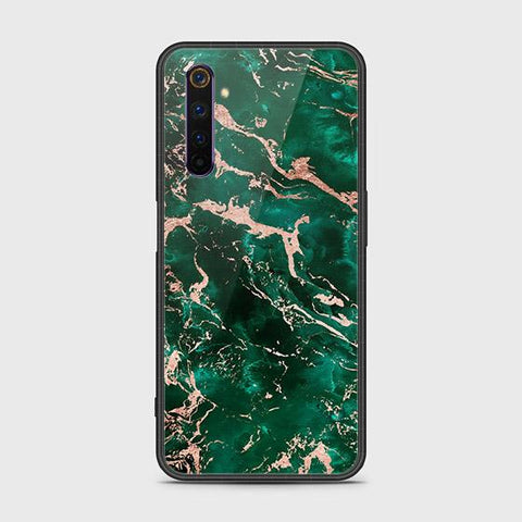 Realme 6 Pro Cover - Colorful Marble Series - HQ Ultra Shine Premium Infinity Glass Soft Silicon Borders Case