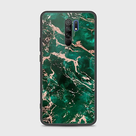 Xiaomi Poco M2 Cover - Colorful Marble Series - HQ Ultra Shine Premium Infinity Glass Soft Silicon Borders Case