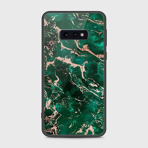 Samsung Galaxy S10e Cover - Colorful Marble Series - HQ Ultra Shine Premium Infinity Glass Soft Silicon Borders Case