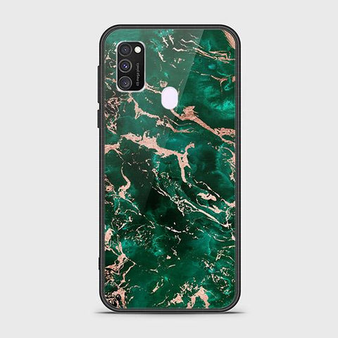 Samsung Galaxy M30s Cover - Colorful Marble Series - HQ Ultra Shine Premium Infinity Glass Soft Silicon Borders Case