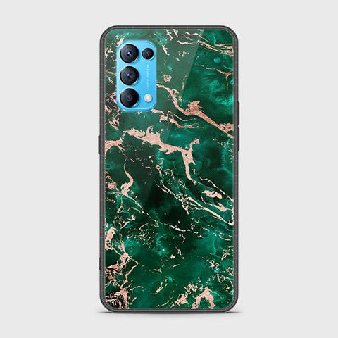 Oppo Find X3 Lite Cover - Colorful Marble Series - HQ Ultra Shine Premium Infinity Glass Soft Silicon Borders Case