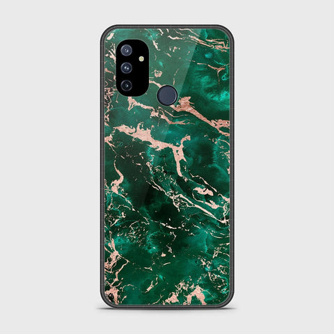 OnePlus Nord N100 Cover- Colorful Marble Series - HQ Ultra Shine Premium Infinity Glass Soft Silicon Borders Case