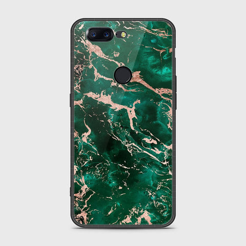 OnePlus 5T Cover- Colorful Marble Series - HQ Ultra Shine Premium Infinity Glass Soft Silicon Borders Case