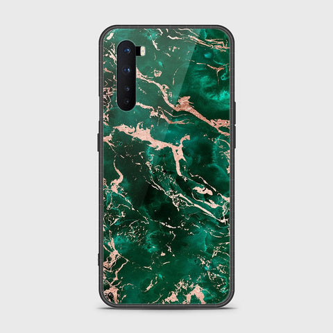 OnePlus Nord Cover- Colorful Marble Series - HQ Ultra Shine Premium Infinity Glass Soft Silicon Borders Case