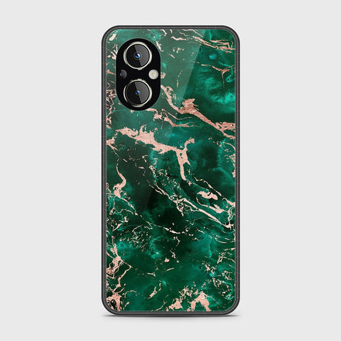 Oppo A96 5G Cover- Colorful Marble Series - HQ Ultra Shine Premium Infinity Glass Soft Silicon Borders Case