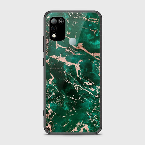 Infinix Hot 11 Play Cover- Colorful Marble Series - HQ Ultra Shine Premium Infinity Glass Soft Silicon Borders Case